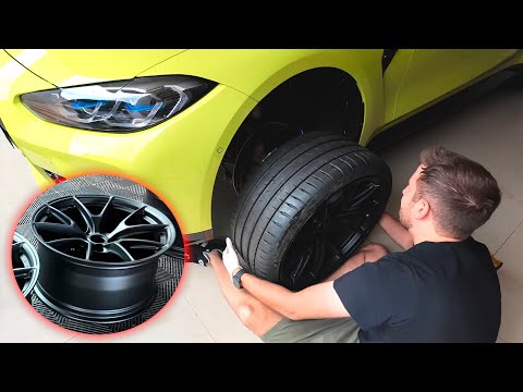 Coloquei RODAS NOVAS aro 20 na BMW M3