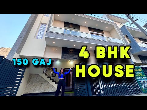 Inside a 150 Sq Yard 4 BHK Double Story House | House Sale in Mohali | 27*50 House Plan