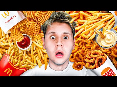 Eine WOCHE NUR POMMES ESSEN 2.0🍟 - SELBSTEXPERIMENT(Mir gehts GARNICHT GUT😰)