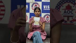 Harmandeep kaur uk study visa | Aoc International