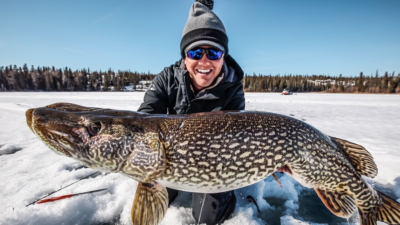 Ice Fishing for HUGE Northern Pike! - Jay Siemens