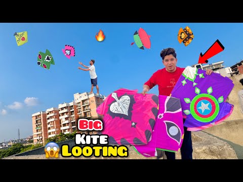 🔥 Big Kite Looting 😱🪁 | Sabse Badi Patang Loot Li! | Kite Looting Vlog