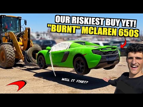 Reviving a Neglected McLaren 650s: Copart Auction Adventure