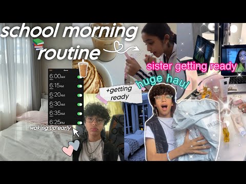 SCHOOL 7am MORNING ROUTINEโฐ๐๐๏ธ|ุฑูุชููุง ุงูุตุจุงุญู ููู
ุฏุฑุณุฉ ุงูุญูููู๐๐ท+ get ready with us๐,waking up early