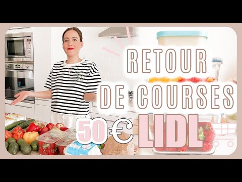 RETOUR DE COURSES LIDL MINI BUDGET, MEAL PREP & RECETTES RÉÉQUILIBRAGE ALIMENTAIRE | ANIBELLIE