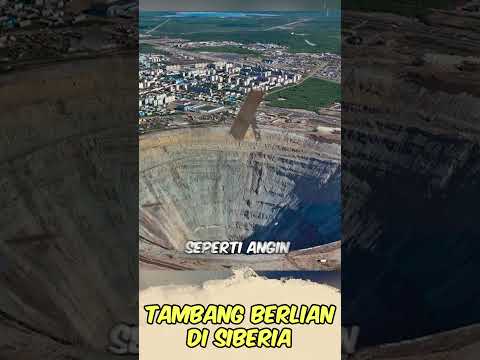 Tambang berlian di Siberia yang bisa menyedot helikopter yang terbang diatasnya. 😮🤔