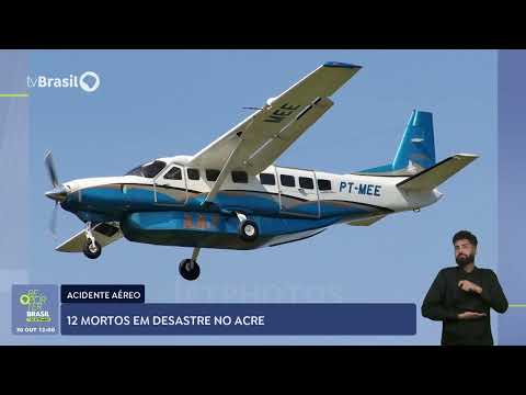 Avião cai no Acre, causando morte de 12 pessoas