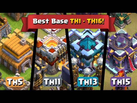 Best Base for Every Town Hall Level + Copy Link 2024 | Clash of Clans