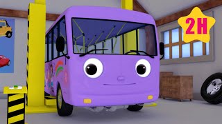 El autobús va al taller 🚌🛠️ Canciones Infantiles🎵| Caricaturas para bebés