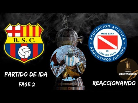 REACCIONO: Barcelona 🇪🇨 0 Argentinos 🇦🇷 0 / CONMEBOL Libertadores 2026 / Fase 2 - Ida + Informacion
