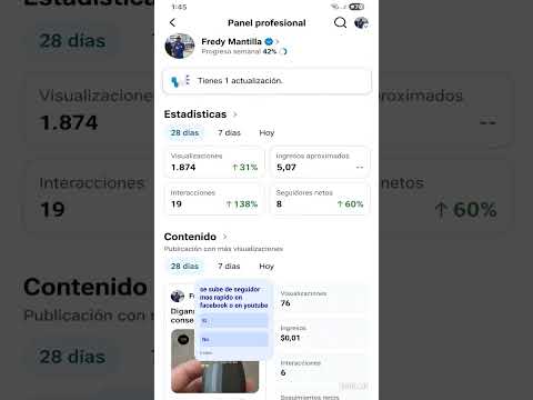 Facebook o Youtube Cual se sube de seguidor mas rapido??#parati #01tendencias #youtubeshorts poster