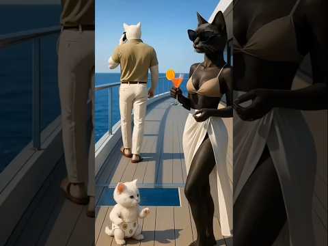 মটির নকল মা এটা কি করলো! #catstory #cartoon #cruelmom