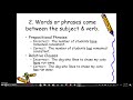 Mastering Subject Verb Agreement