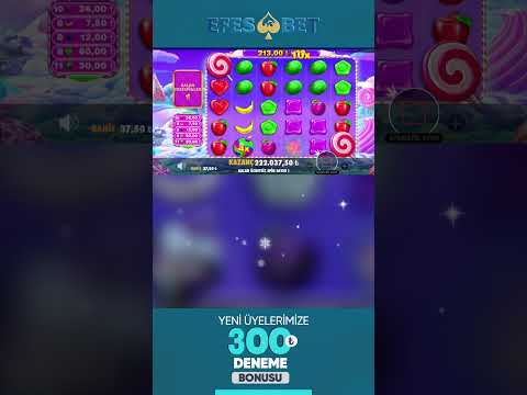 Sweet Bonanza 1000 oyununda 225.000₺ Kazanan  üyemizi tebrik ederiz.❤️