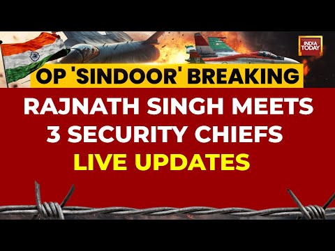 Rajnath Singh Meets 3 Defence Chiefs As India Thwarts Pakistani Attack | 2 Pak Jets Shot Down