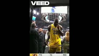 Salty Lebron leaving game 3 early after his loss
