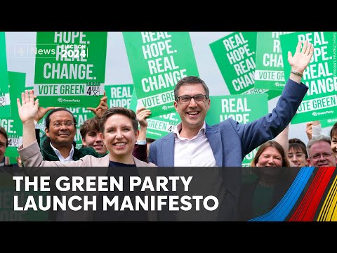 Greens launch manifesto promising to ‘mend broken Britain’
