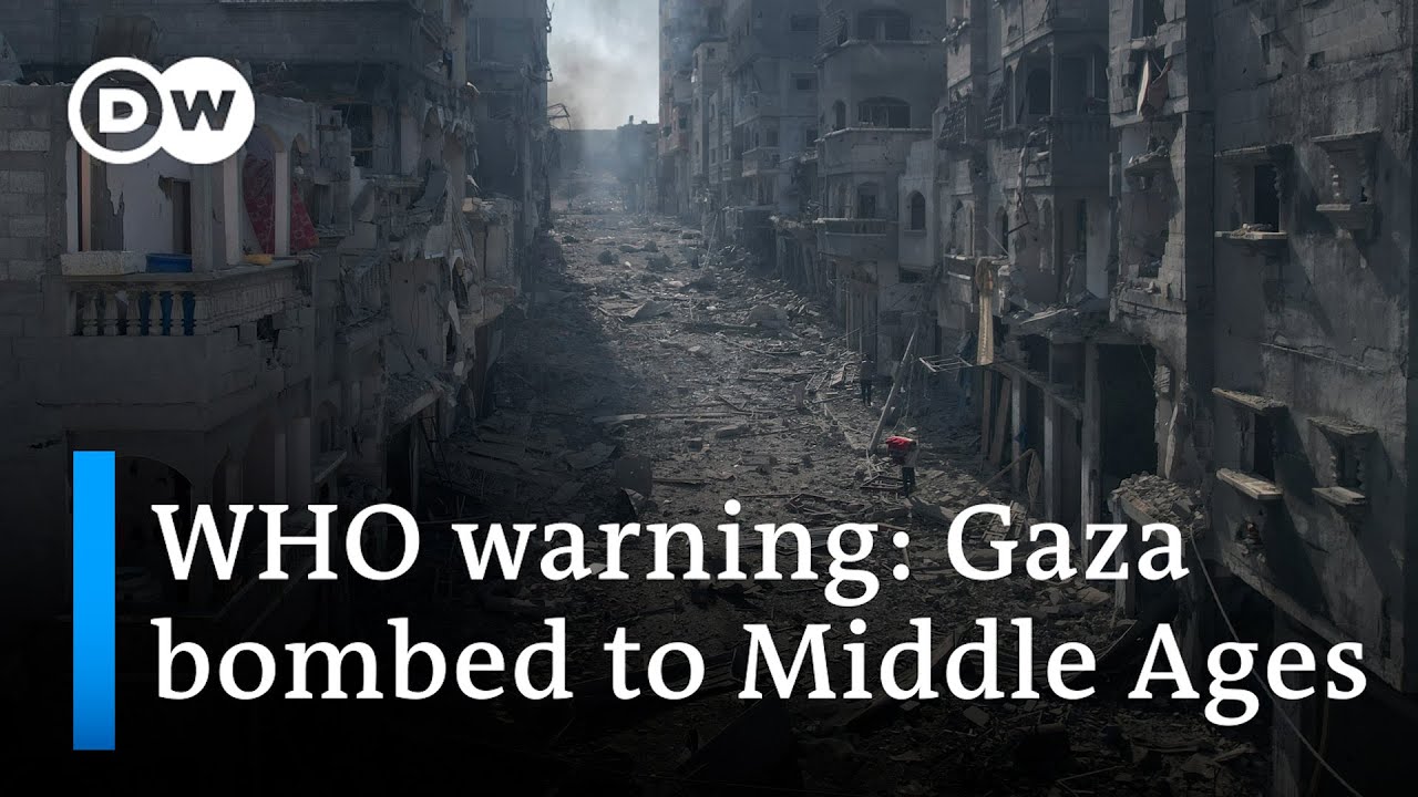 WHO worker warns: ‘Gaza is being bombed back to the Middle Ages’ | DW News