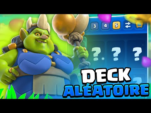 CLASH ROYALE mais AVEC un DECK ALÉATOIRE ! 😂