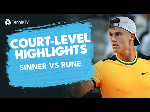 Court-Level Highlights: Jannik Sinner vs Holger Rune! 🔥 | Monte-Carlo 2024