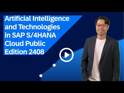 Artificial Intelligence and Technologies in SAP S/4HANA Cloud Public Edition 2408