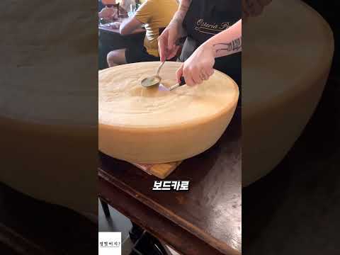 이탈리아 치즈 휠 파스타
