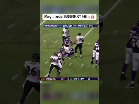 Ray Lewis BIGGEST HITS Ever 😳 #nfl#football#nflshorts#nflmemes#shortsfeed#shorts#ravens
