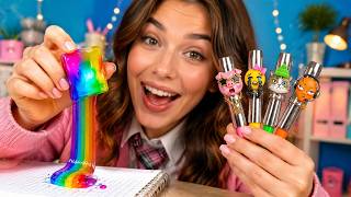 NEW 123 GO! GENIUS TINY PAPER CRAFTS FOR SCHOOL || Cute Miniature Art Ideas Anyone Can Make!