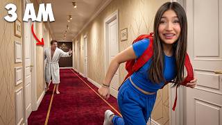 DING DONG DITCHING in our HOTEL at 3AM‼️ | eslis