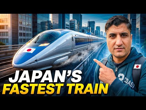 FASTEST BULLET TRAIN in JAPAN 🇯🇵 350KM SPEED in JUST ONE HOUR!