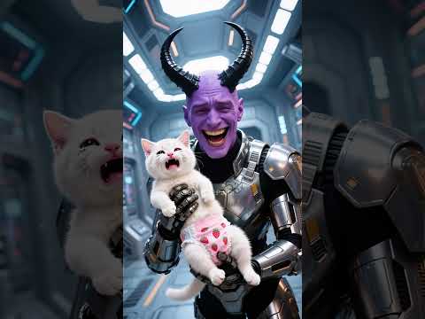 Kitten Abducted by Aliens, Cat Dad Awakens Super Form!