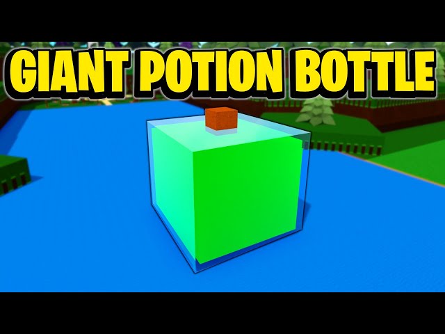 I Built A Giant Potion Bottle In Build A Boat For Treasure In Roblox