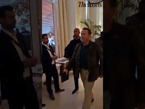 Arnold Schwarnegger Goes To Sign A Business Deal💲 #arnoldschwarzenegger