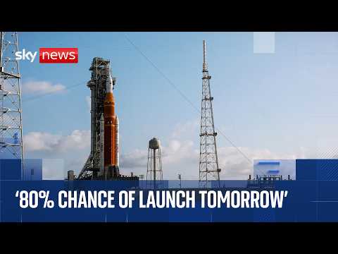 NASA says '80% chance' of Artemis II launch tomorrow in final update