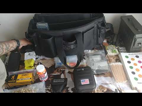 What's inside the Range Bag. Full layout.