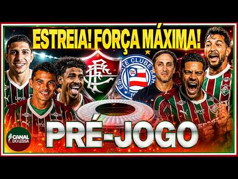 Fluminense testa nova formação com Thiago Silva e Hulk em amistoso contra o Bahia
