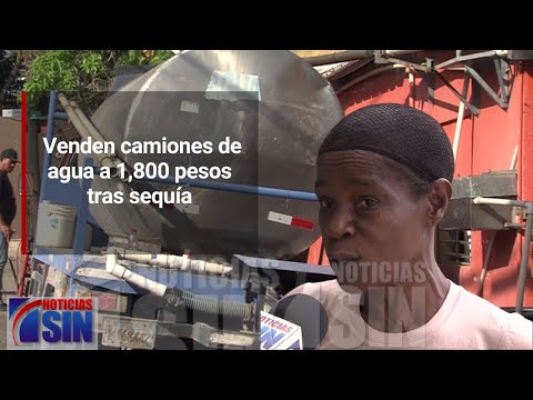 Venden camiones de agua a 1,800 pesos tras sequía