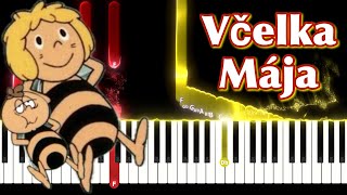 Včielka Maja (Biene Maja) na klavíri 🎹 - Piano Tutorial TV znelky slávneho seriálu (1975)