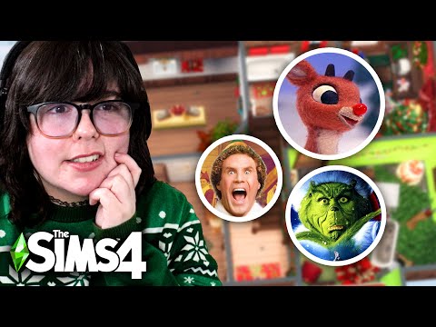 The Sims 4 but Every Room is a Different Christmas Movie 🎄