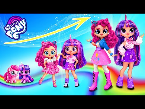 My Little Pony: Twilight Sparkle dan Pinkie Pie Tumbuh Besar! 32 Kreasi Boneka