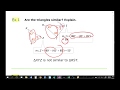 Exploring Angle-Angle-Side Triangle Similarity