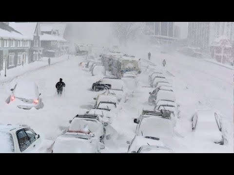 Cars and homes disappeared! Incredible scenes of chaos in snowy Italy!