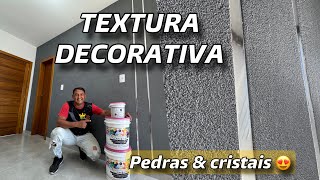 COMO DEIXAR SUA PAREDE TRANSFORMADA COM PEDRAS NATURAIS #texture #pintura #diy