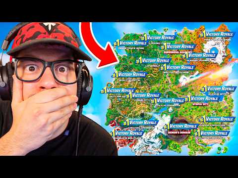Winning FORTNITE At EVERY Location