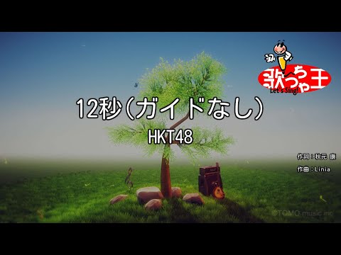 【ガイドなし】12秒/HKT48【カラオケ】