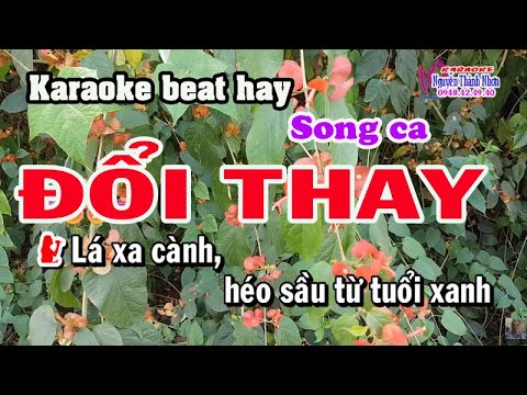 Karaoke  ĐỔI THAY  – SONG CA