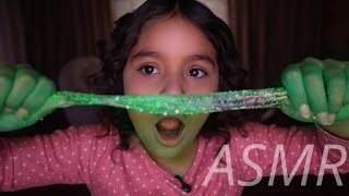asmr haciendo slime - asmr slime - asmr para niños
