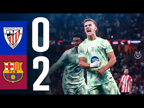 ATHLETIC CLUB 0 vs 2 FC BARCELONA | SPANISH SUPERCUP SEMIFINAL 🔵🔴