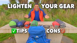 Lightweight Hiking Gear - Tips vs Cons