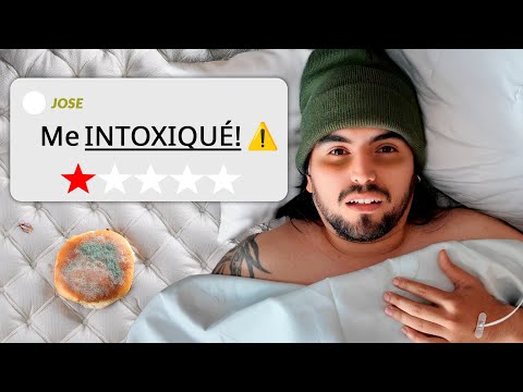 Probé los restaurantes con PEORES reseñas 🤮 (me enferme*)